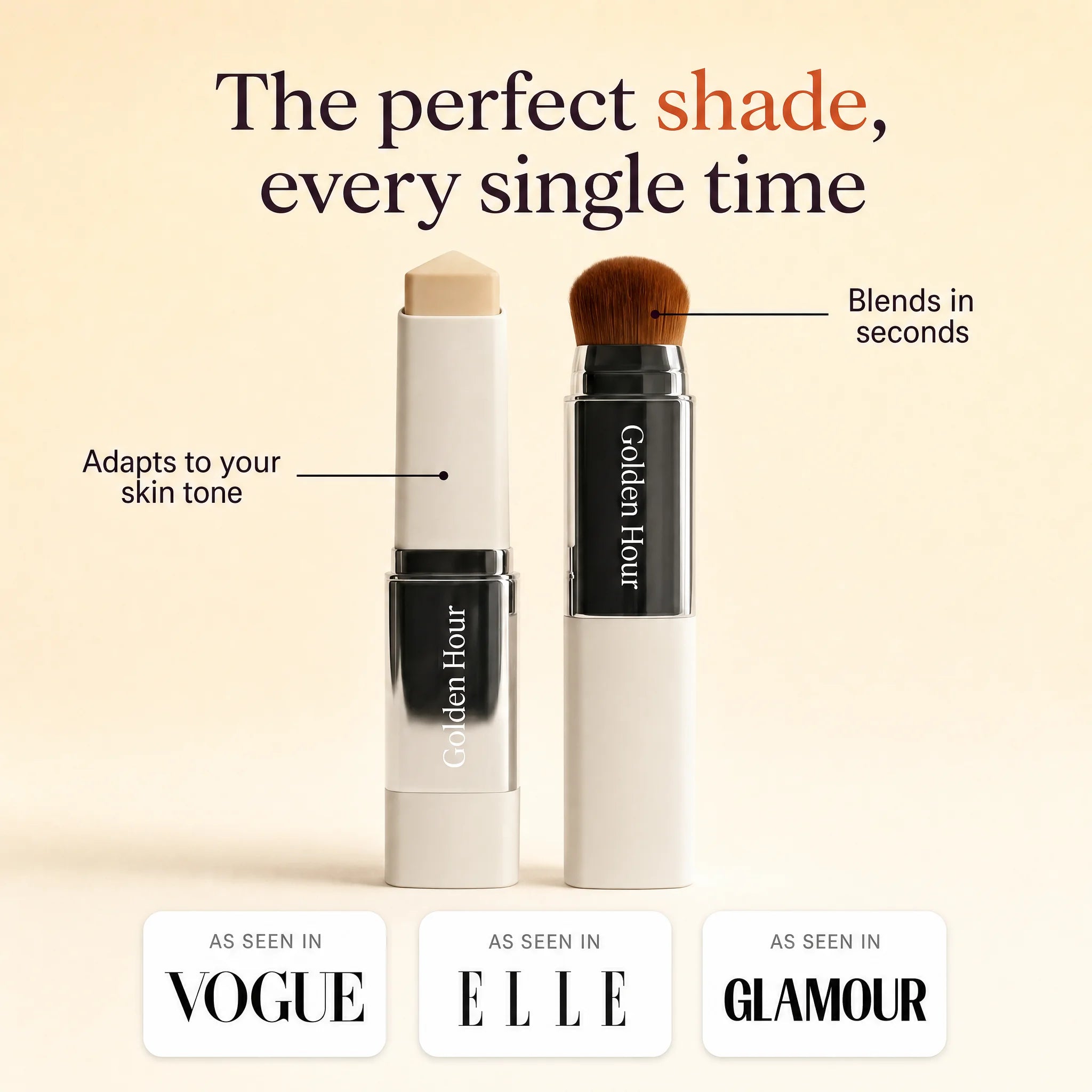 Color-Changing Foundation Stick