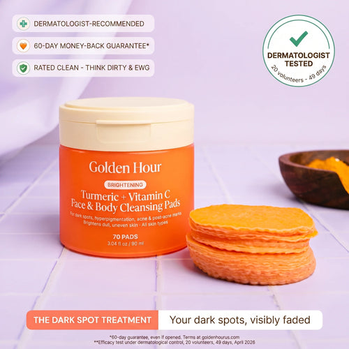 Turmeric + Vitamin C Dark Spot Pads — Face & Body